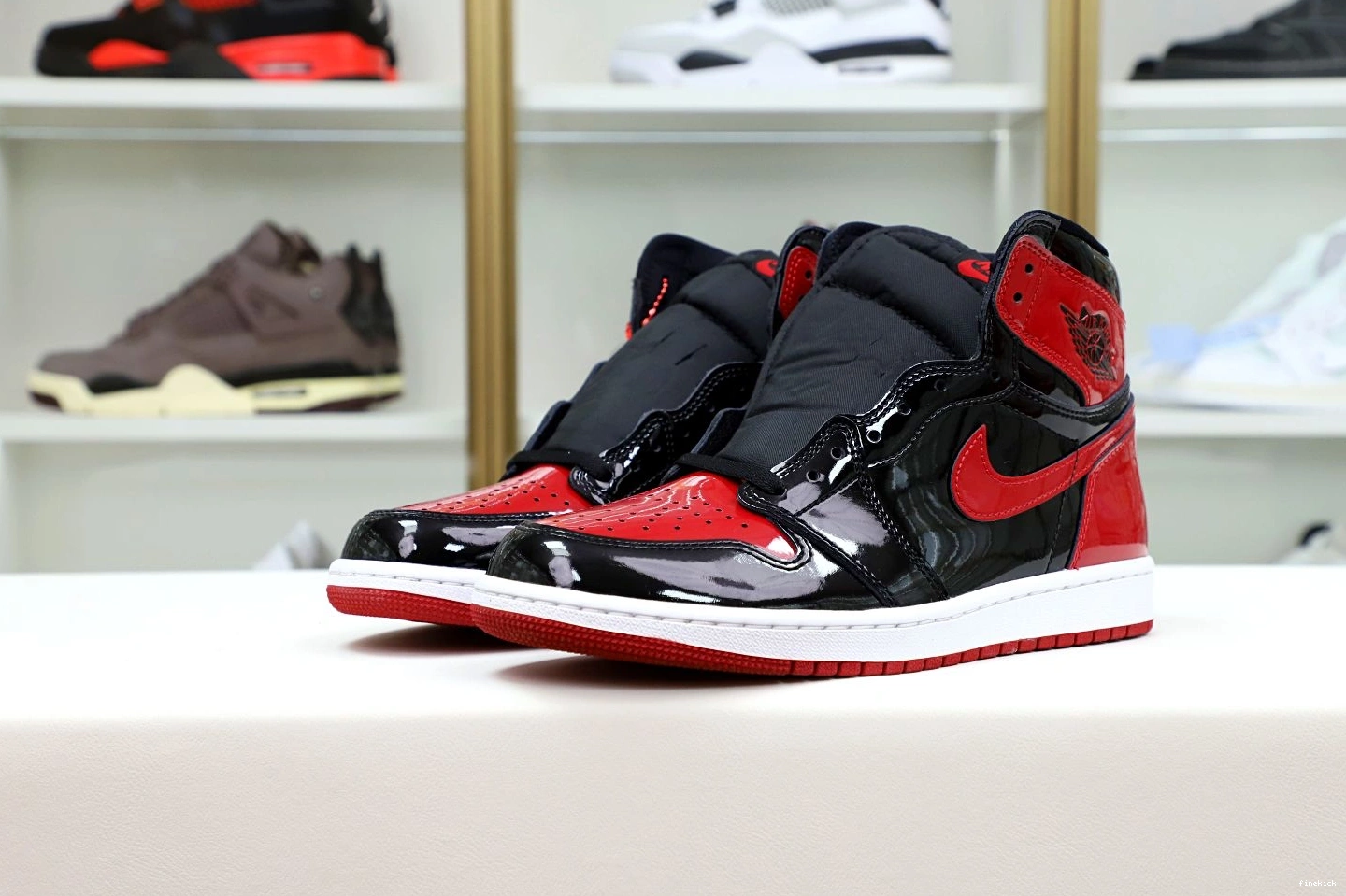1 BRED PATENT OG AIR HIGH JORDAN 1001